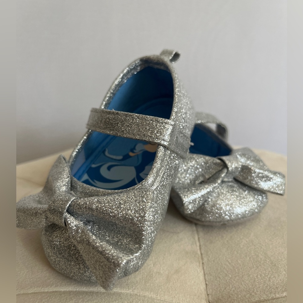 Cinderella “glass slippers” dress up shoes!  Worn once!